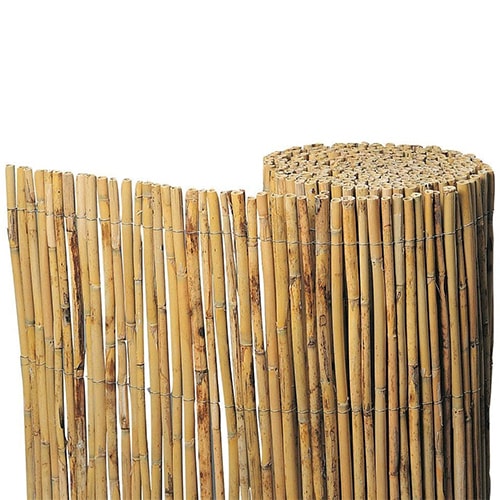 material malla ocultación bambú