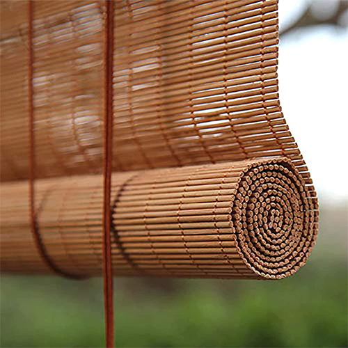 estores enrollables bambú Natural